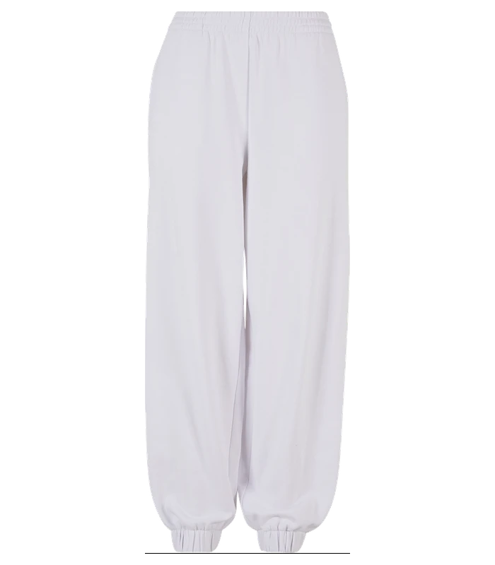 Build Your Brand Build Your Brand Womens high waist balloon sweatpants in White