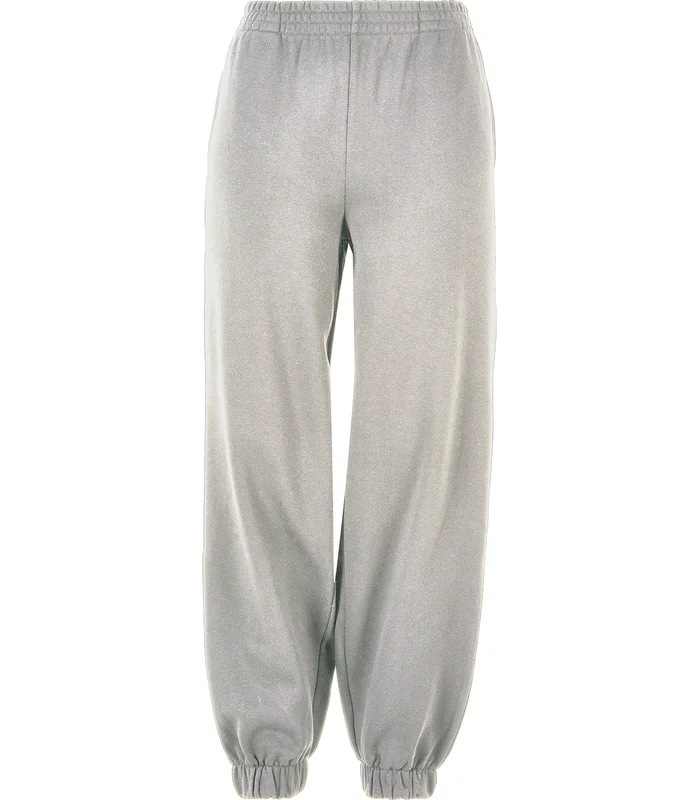 Build Your Brand Build Your Brand Womens high waist balloon sweatpants in Heather Grey