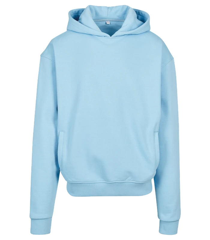 Build Your Brand Build Your Brand Ultra-heavy oversized hoodie in Baltic Blue