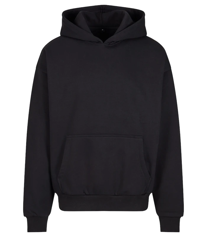 Build Your Brand Build Your Brand Ultra-heavy oversized hoodie in Black