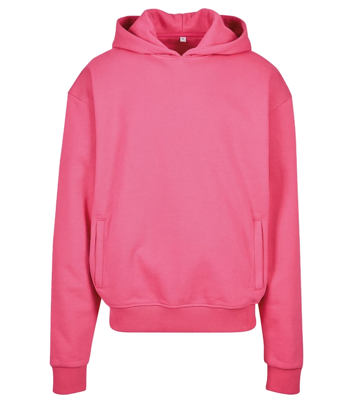 Build Your Brand Build Your Brand Ultra-heavy oversized hoodie in Hibiskus Pink