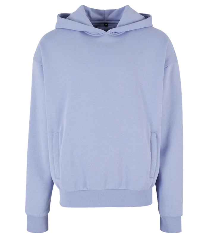 Build Your Brand Build Your Brand Ultra-heavy oversized hoodie in Viola Blue