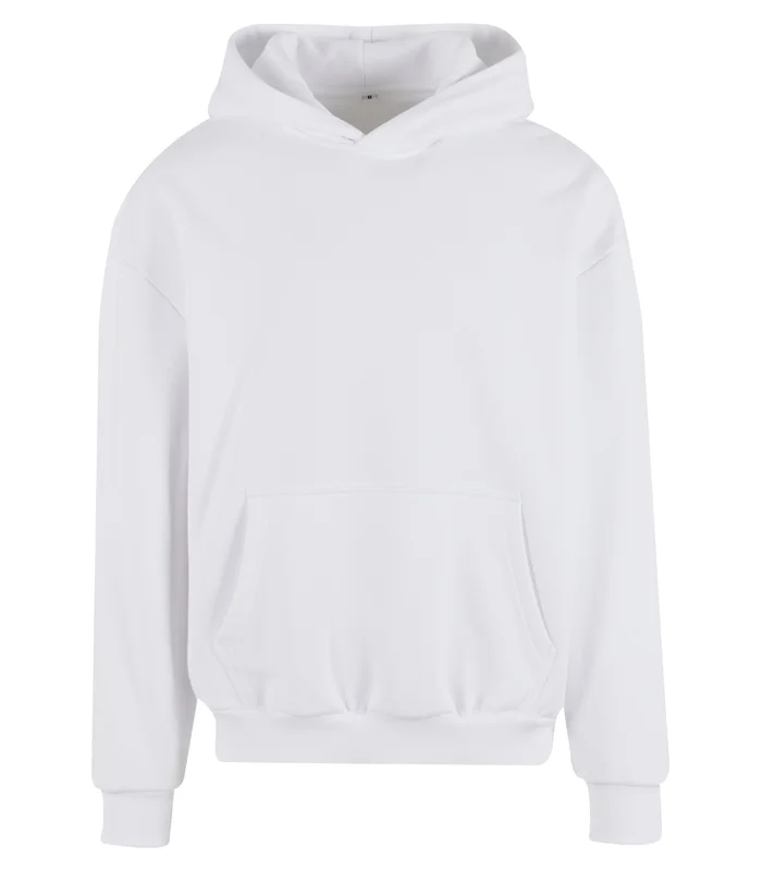Build Your Brand Build Your Brand Ultra-heavy oversized hoodie in White