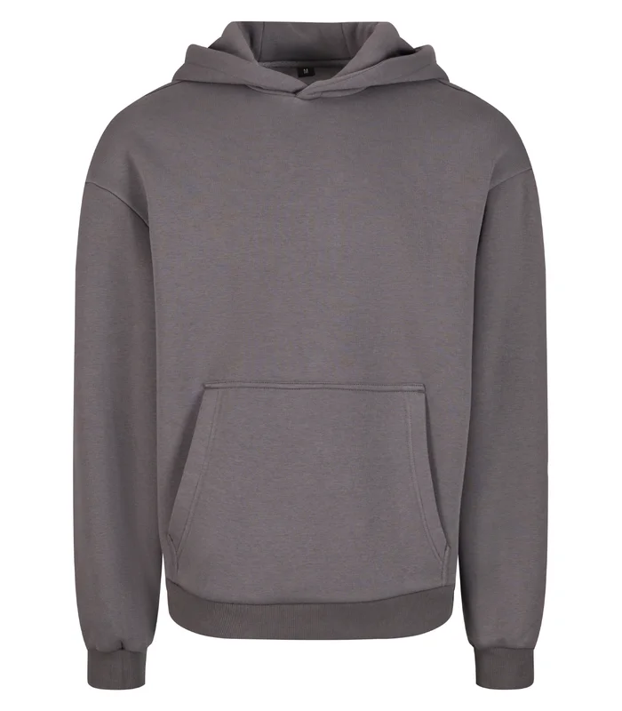 Build Your Brand Build Your Brand Fluffy hoodie in Magnet*