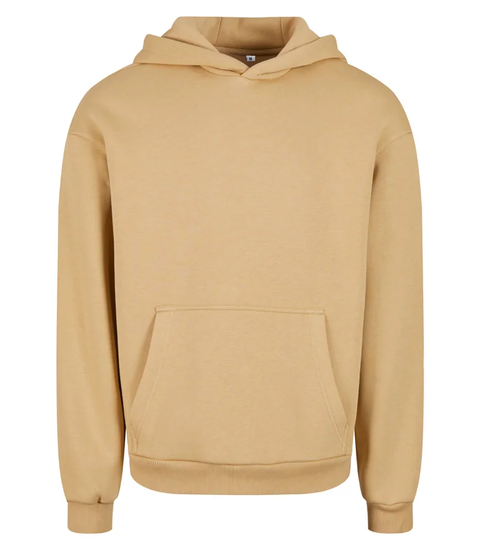 Build Your Brand Build Your Brand Fluffy hoodie in Union Beige*