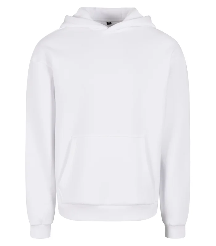 Build Your Brand Build Your Brand Fluffy hoodie in White*