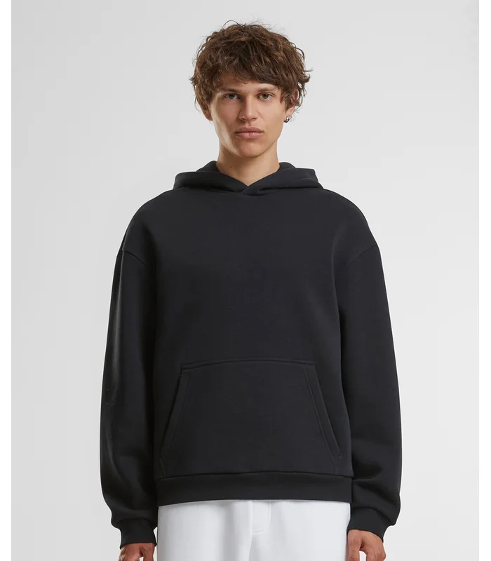 Build Your Brand Build Your Brand Fluffy hoodie in Beryl Blue*