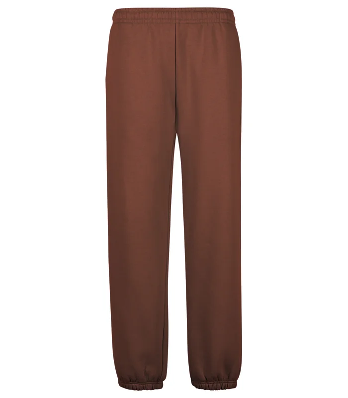Build Your Brand Build Your Brand Fluffy sweatpants in Chocolate Brown*