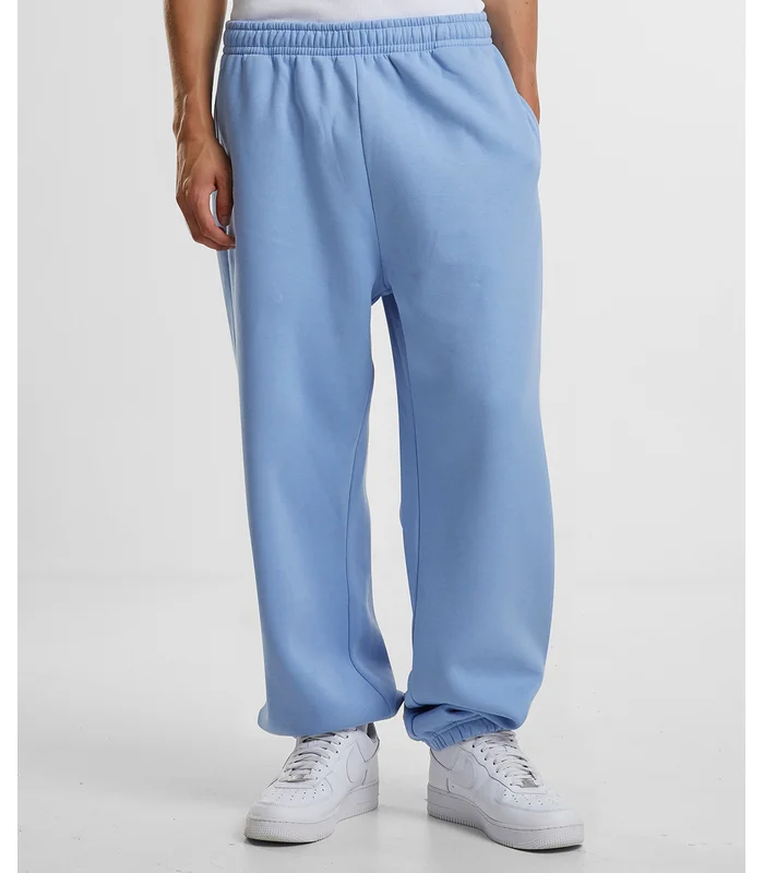 Build Your Brand Build Your Brand Fluffy sweatpants in Beryl Blue*