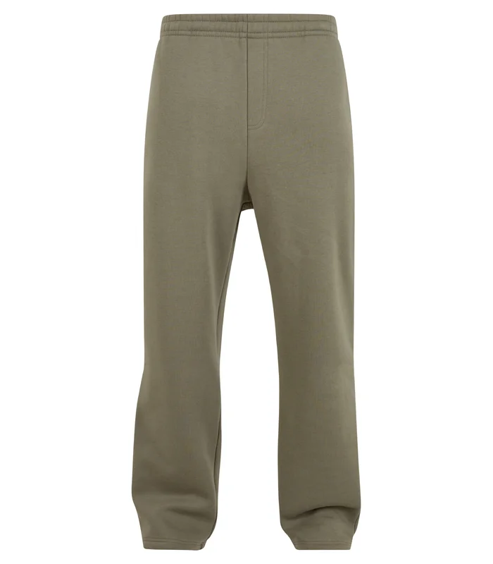 Build Your Brand Build Your Brand Fluffy trackpants in Pale Olive