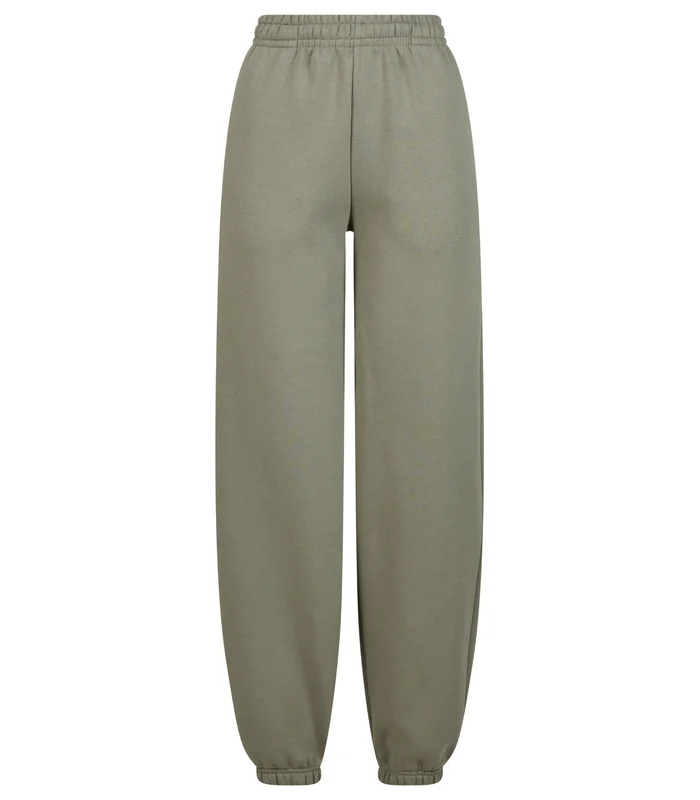 Build Your Brand Build Your Brand Womens fluffy sweatpants in Pale Olive