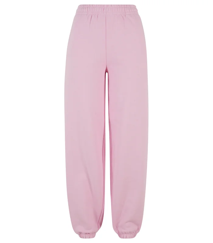 Build Your Brand Build Your Brand Womens fluffy sweatpants in Soft Pink
