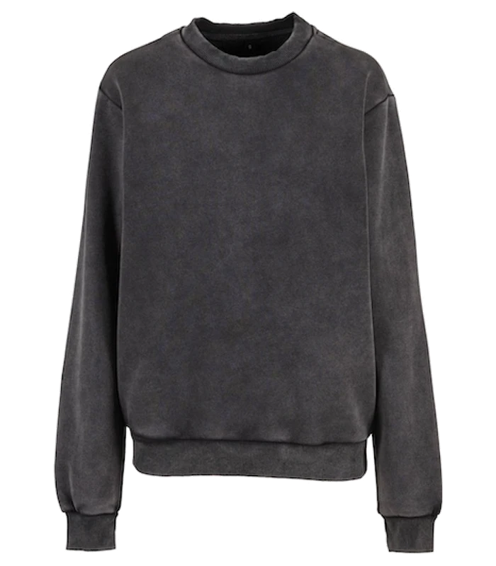 Build Your Brand Build Your Brand Womens vintage heavy crew neck in Magnet