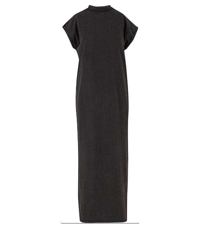 Build Your Brand Build Your Brand Womens vintage long dress in Black