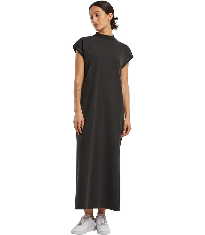 Build Your Brand Build Your Brand Womens vintage long dress in Black