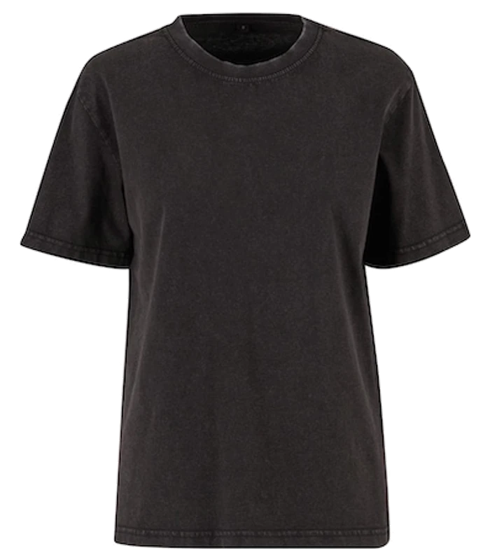 Build Your Brand Build Your Brand Womens vintage everyday tee in Black
