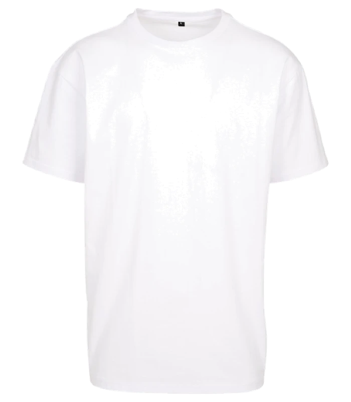 Build Your Brand Build Your Brand Cotton loose tee in White