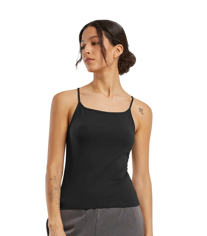 Build Your Brand Build Your Brand Womens stretch Jersey short slim top in Black