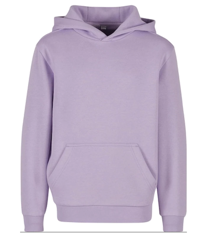 Build Your Brand Build Your Brand Kids fluffy hoodie in Lilac