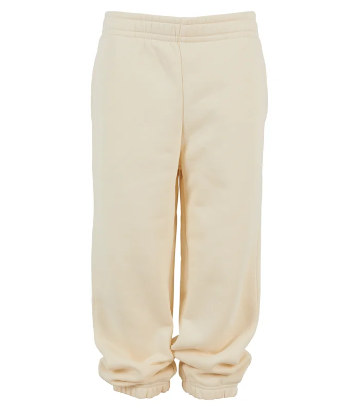 Build Your Brand Build Your Brand Kids fluffy sweatpants in White Sand