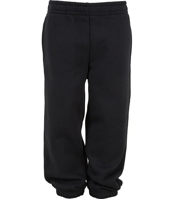 Build Your Brand Build Your Brand Kids fluffy sweatpants in Black