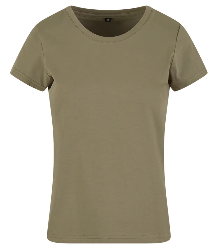 Build Your Brand Build Your Brand Womens Sorona regular tee in Pale Olive