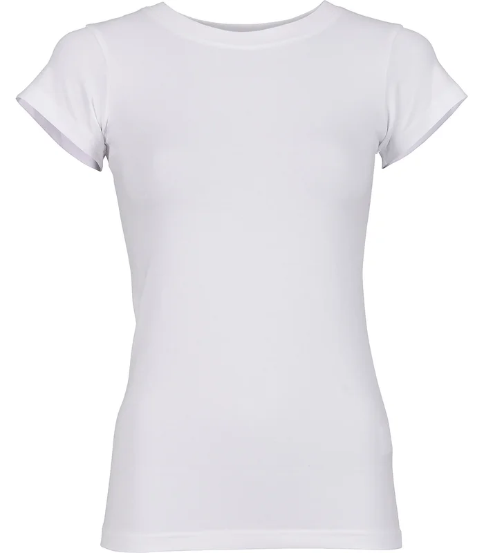 Build Your Brand Build Your Brand Womens stretch tee in Black