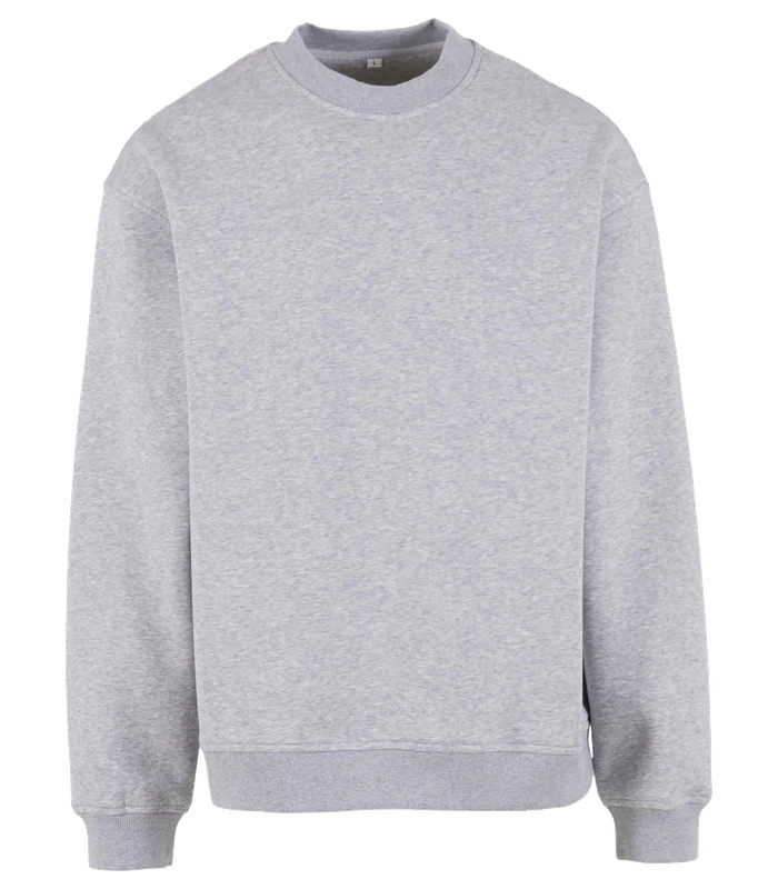Build Your Brand Build Your Brand Loose-fit sweatshirt in Heather Grey