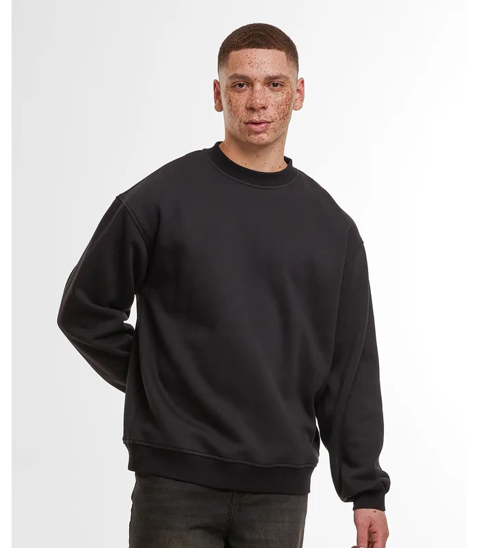 Build Your Brand Build Your Brand Loose-fit sweatshirt in Black