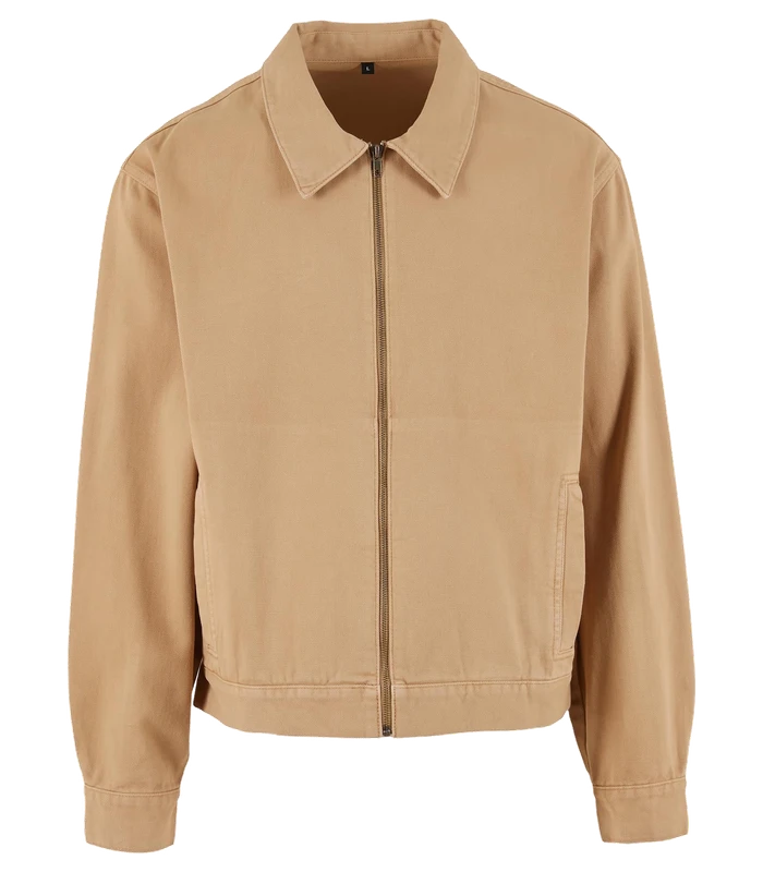Build Your Brand Build Your Brand Basic workwear jacket in Black