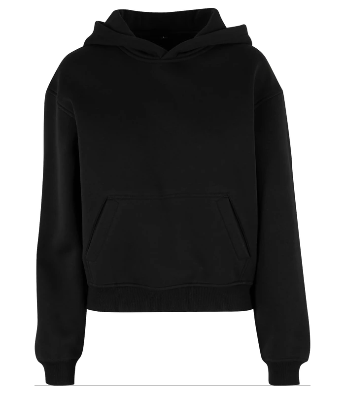 Build Your Brand Build Your Brand Womens loose-fit hoodie in Black