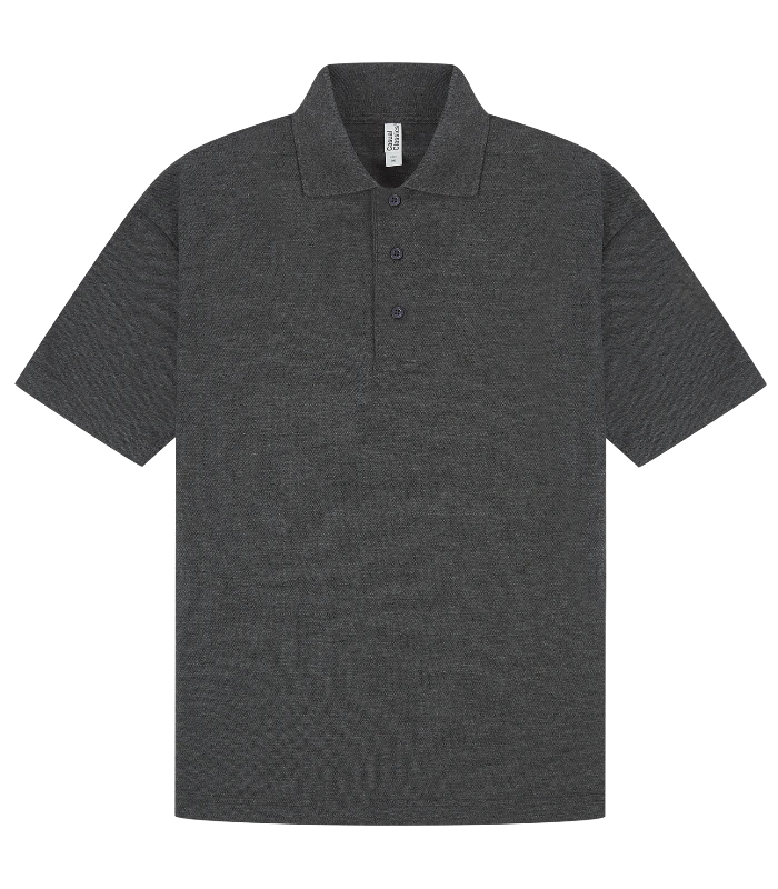 Casual Classics Casual Classic Ringspun 190 Regular Polo Unisex in Dk Heather