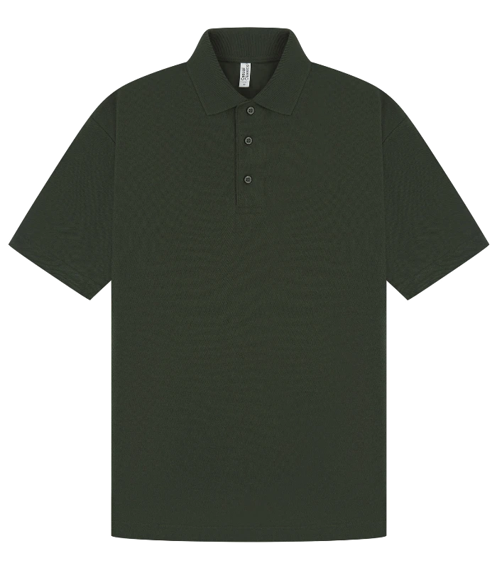 Casual Classics Casual Classic Ringspun 190 Regular Polo Unisex in Forest Green