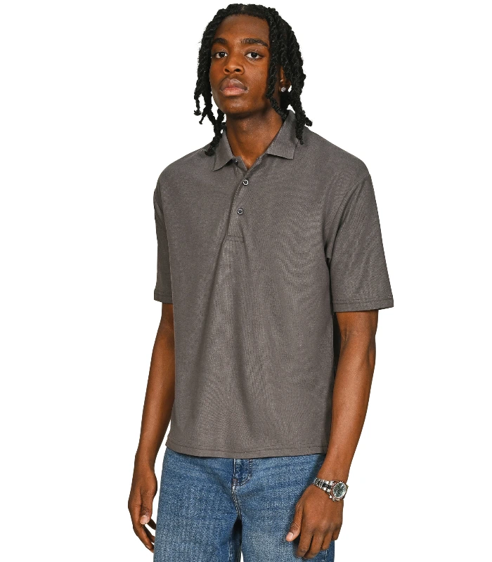 Casual Classics Casual Classic Ringspun 190 Regular Polo Unisex in Charcoal