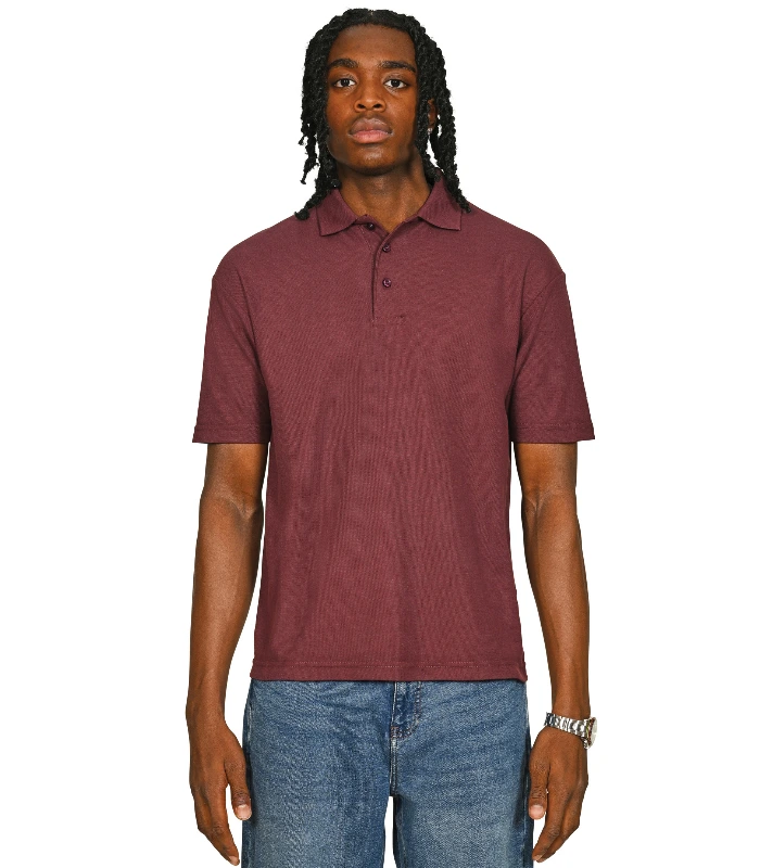 Casual Classics Casual Classic Ringspun 190 Regular Polo Unisex in Maroon