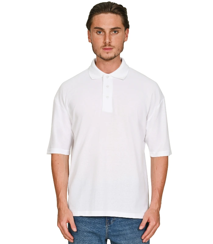 Casual Classics Casual Classic Ringspun 190 Regular Polo Unisex in White