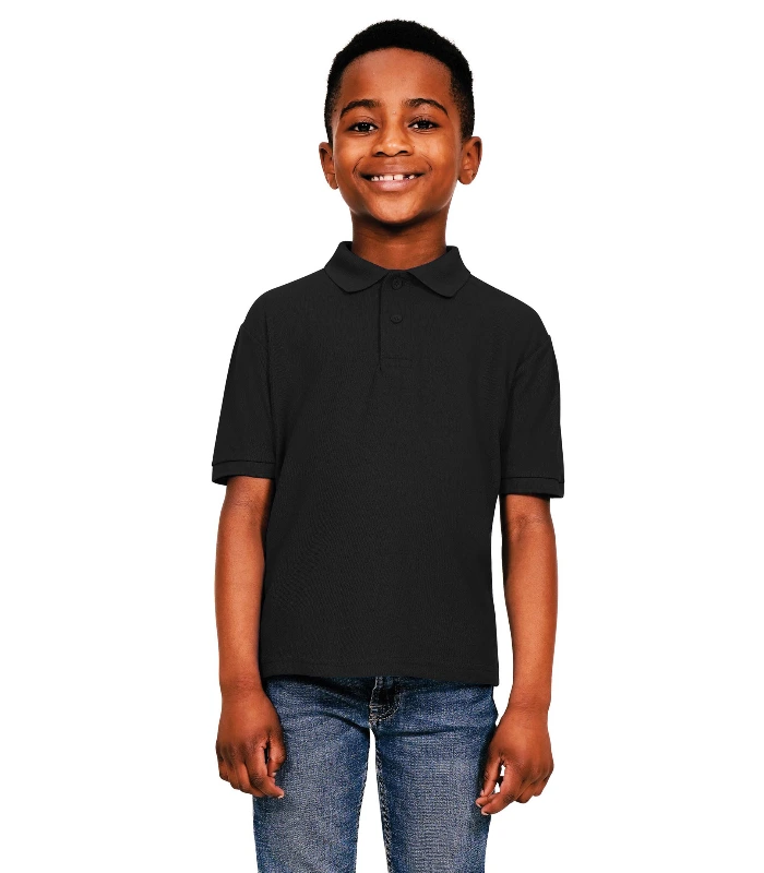 Casual Classics Casual Classic Ringspun 190 Regular Polo Kids in Black