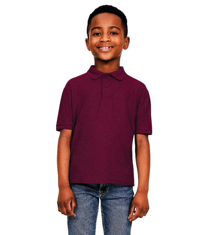 Casual Classics Casual Classic Ringspun 190 Regular Polo Kids in Maroon