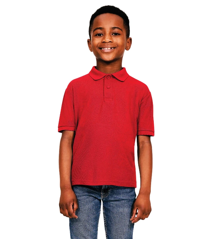 Casual Classics Casual Classic Ringspun 190 Regular Polo Kids in Red