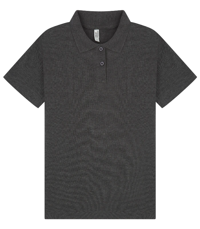 Casual Classics Casual Classic Ringspun 190 Regular Polo Ladies in Dk Heather
