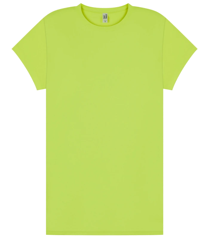 Casual Classics Casual Classic Tech 140 Regular Tee Ladies in Cyber Yellow