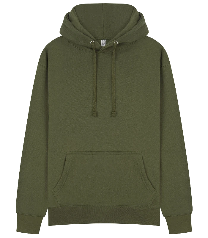 Casual Classics Casual Classic Ringspun 280 Regular Hood in Military Green