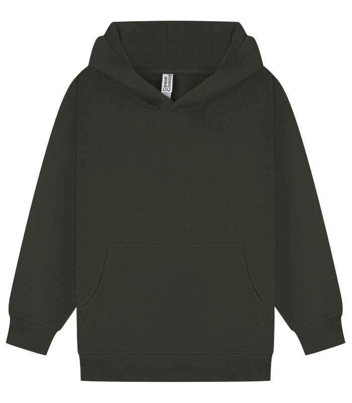 Casual Classics Casual Classic Ringspun 280 Regular Hood Kids in Forest Green
