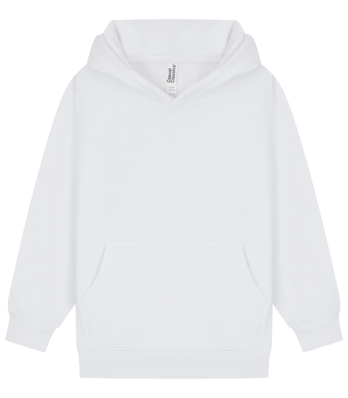 Casual Classics Casual Classic Ringspun 280 Regular Hood Kids in White