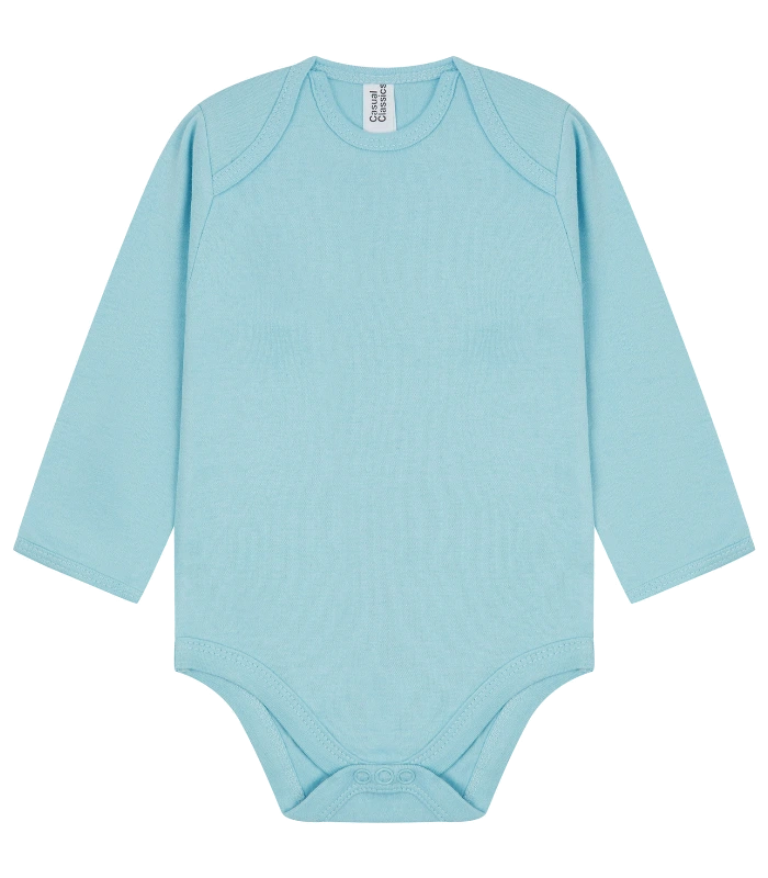Casual Classics Casual Combed Interlock 180 L/S Body Suit Baby in Light Pink