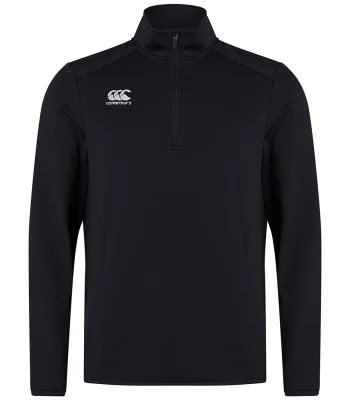 Canterbury Canterbury Club Zip Neck Mid Layer Training Top in Navy