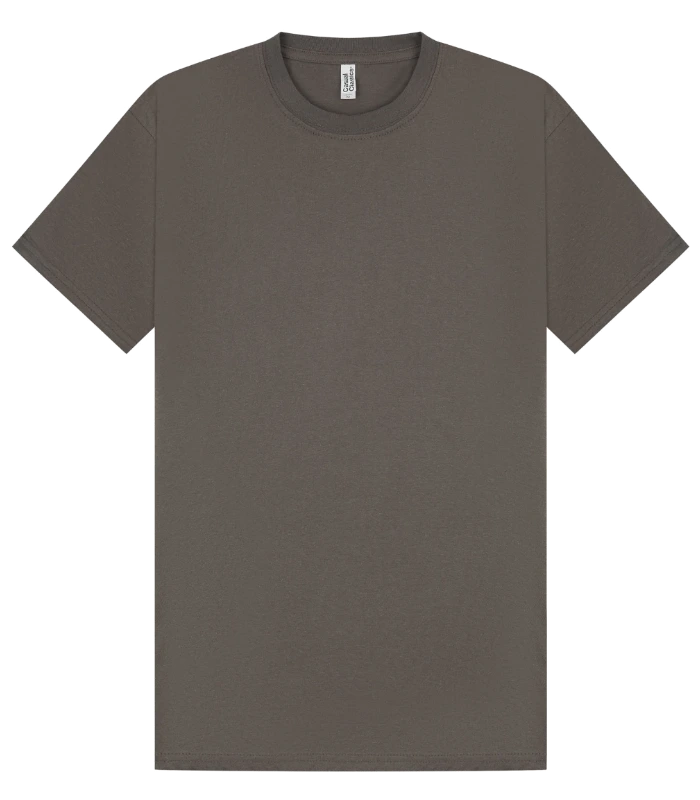 Casual Classics Casual Classic Ringspun 150 Regular Tee Unisex in Charcoal