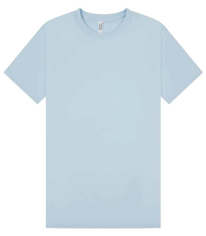 Casual Classics Casual Classic Ringspun 150 Regular Tee Unisex in Light Blue