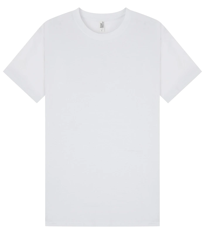 Casual Classics Casual Classic Ringspun 150 Regular Tee Unisex in White
