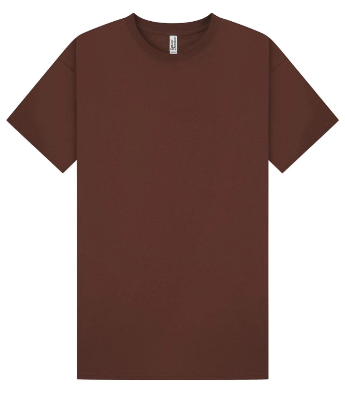 Casual Classics Casual Classic Ringspun 150 Regular Tee Unisex in Chocolate